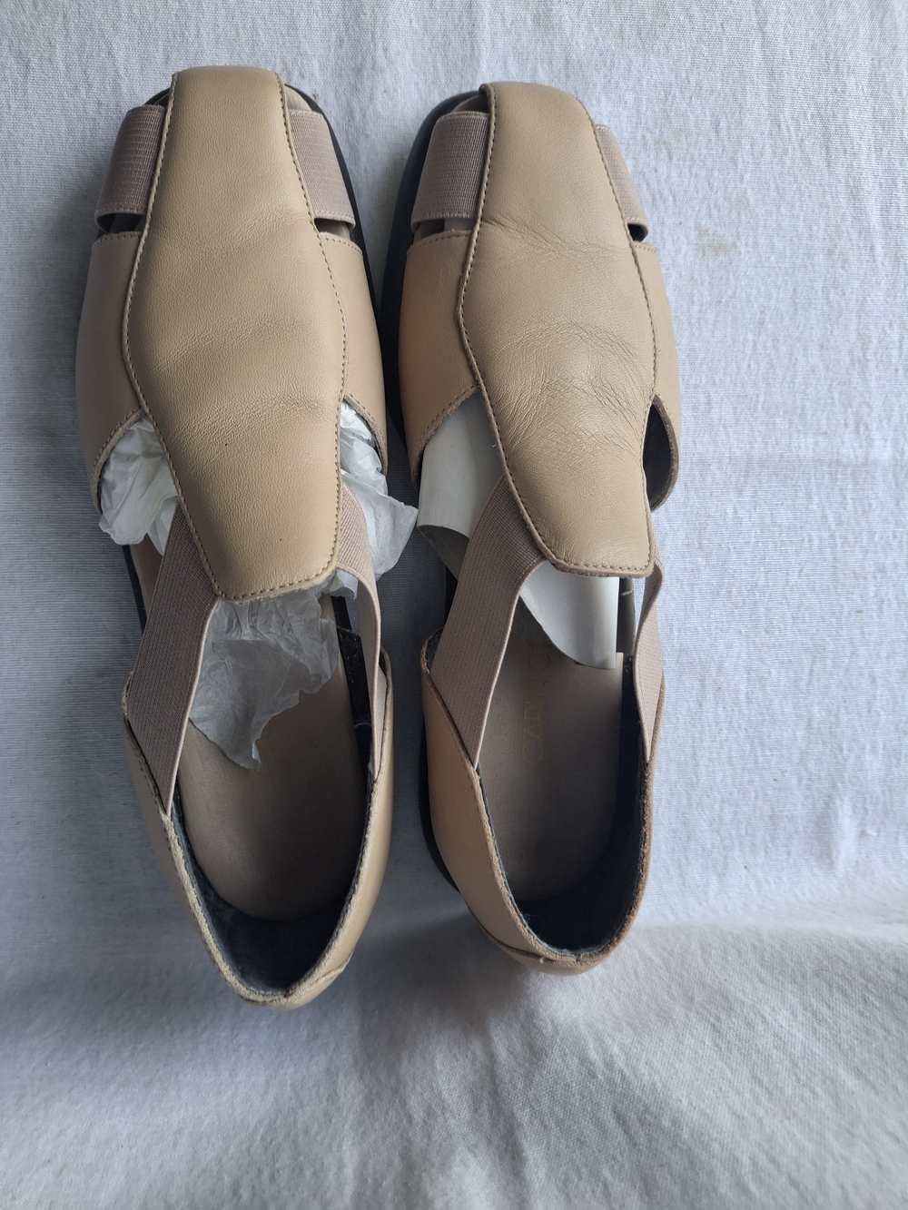 Women's Casual Slip-On Sandals in Beige
